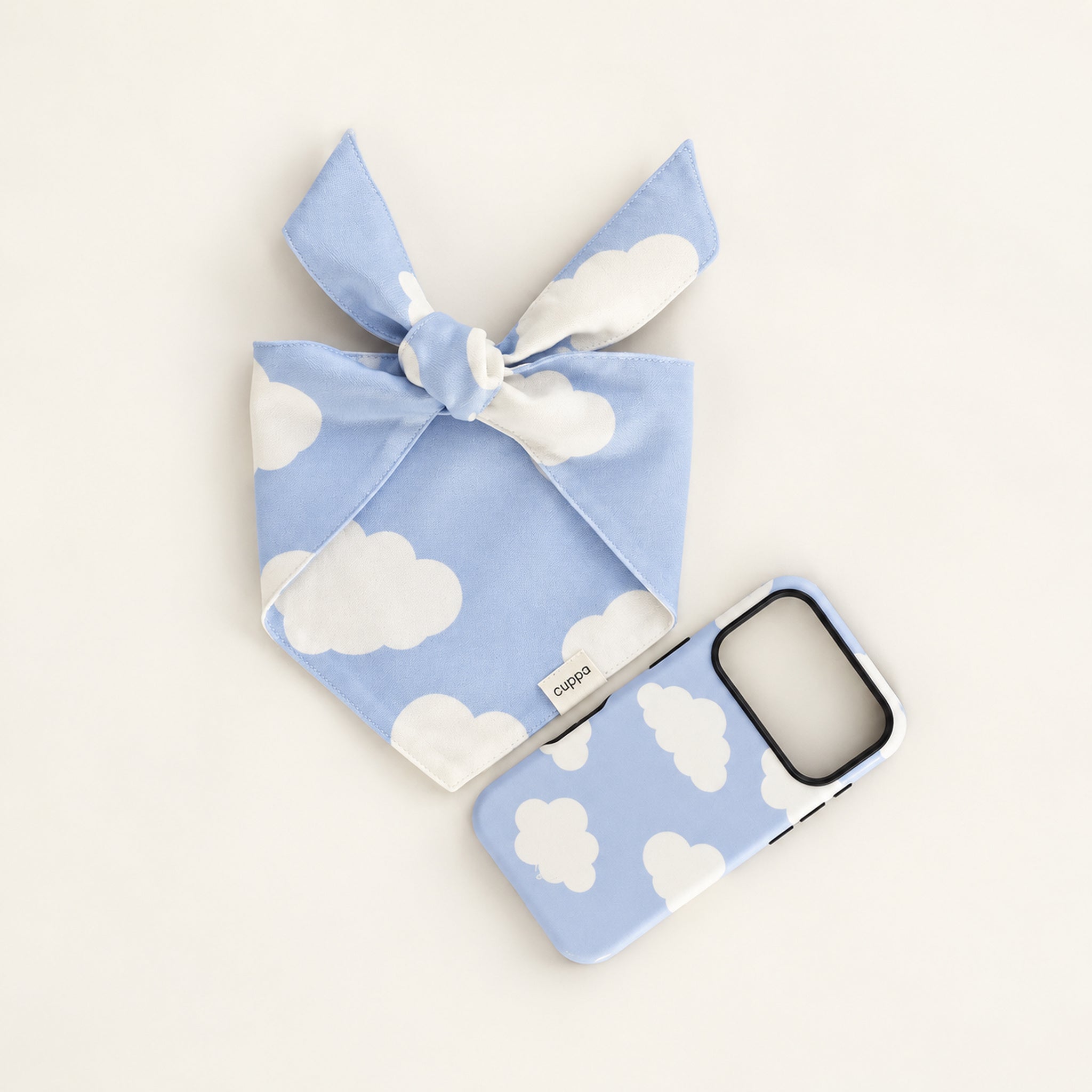 Cuppa Lovely Cloud Bandana - lifestyle photo