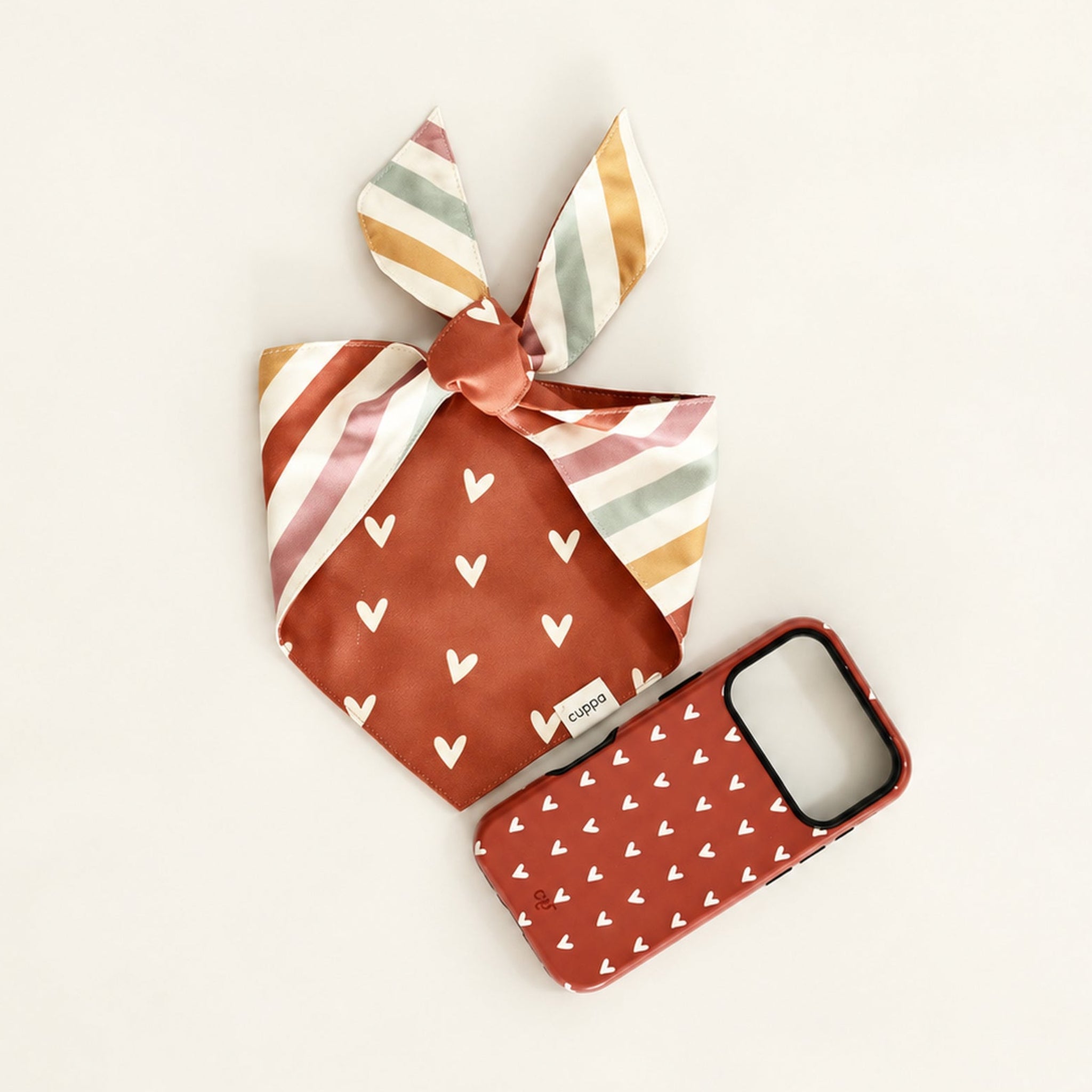 Cuppa Cinnamon Love Bandana - lifestyle photo 2