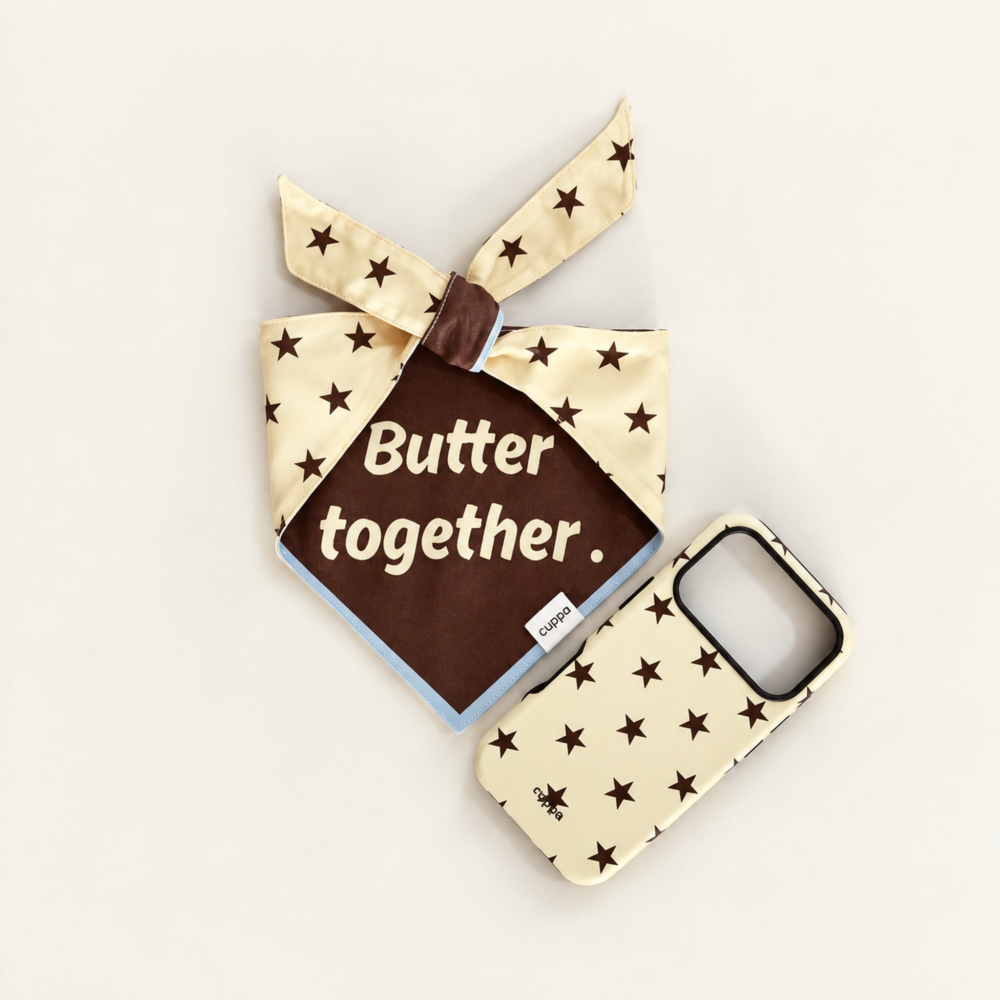 Cuppa Butter Together Dog Bandana - lifestyle photo 3
