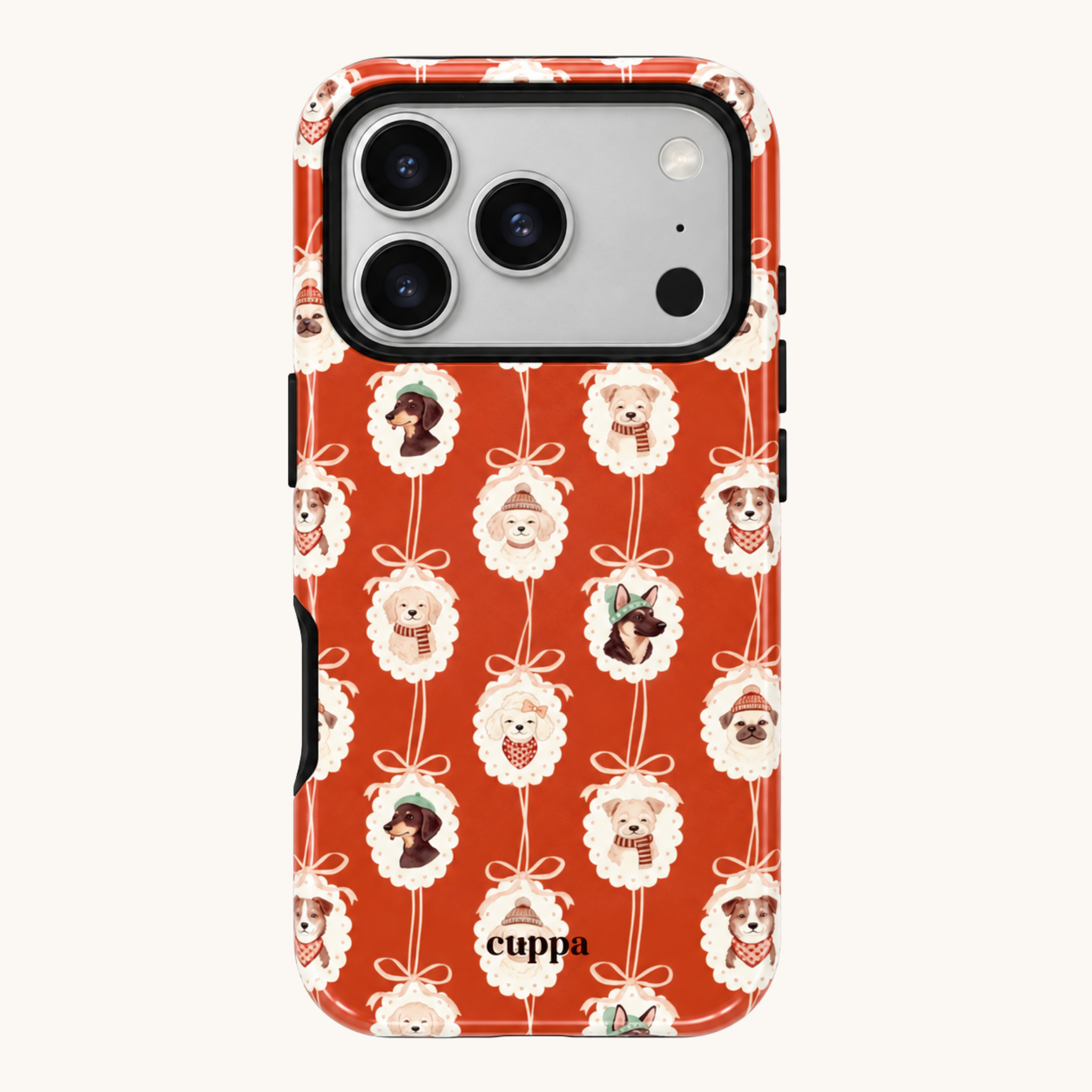 Cuppa Fall Puppy Portraits phone case